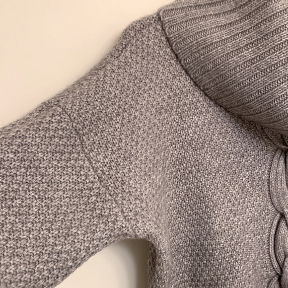 Talbots Wool Sweater Heavy knit Grey color - Picture 8 of 16